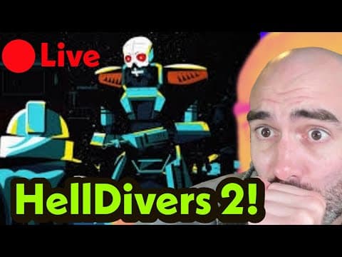 Combat Veteran Plays Helldivers 2! Destroy All Robots!!!