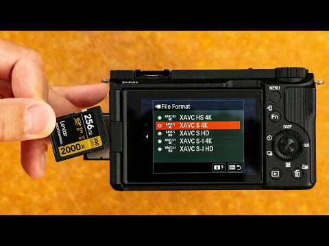 The Best Sd Card For 4k Video! V30? V60? V90?