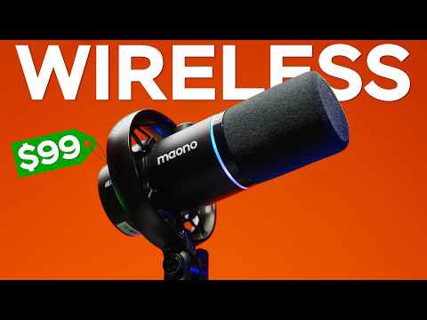 First Ever Wireless Podcast Mic. Maono Pd200w Review
