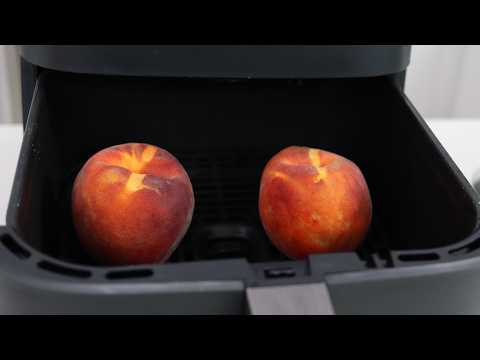 You Won't Believe What Happens When You Air Fry Peaches!