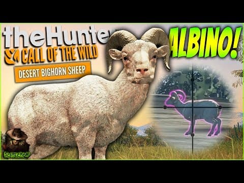 New Species! Hunting An Albino Desert Bighorn Sheep! Call Of The Wild