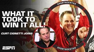 Curt Cignetti Relives Indiana's Win Over Miami To Bring Home The Natty! | Sportscenter