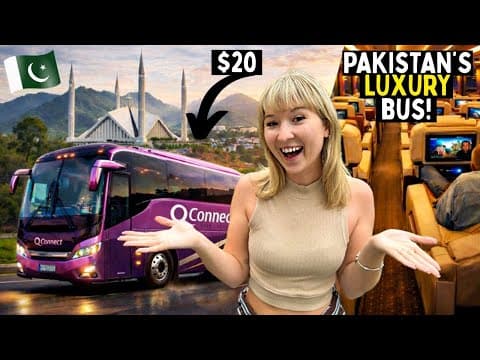 $20 Luxury Bus Lahore To Islamabad, Pakistan 🇵🇰 (better Than London!)