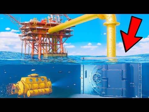 I Built A Pipeline From Oil Rig To A Vault Base