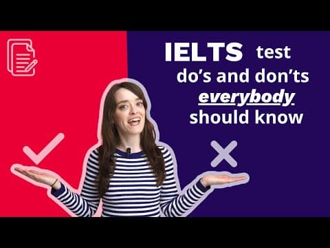 Ielts Exam Do’s And Don'ts Everybody Should Know! | Takeielts Preparation
