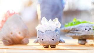 I Sculpted Crystal Rock Friends To Boost Serotonin L Polymer Clay Art
