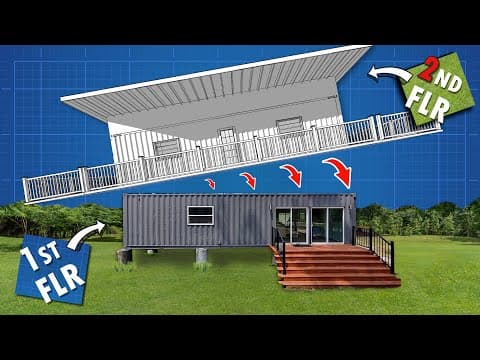 I'm Building A Second Floor Addition To My Container Home!