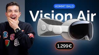 Das Ist Die Apple Vision Air! Leaks Zu Farbe, Gewicht & Design!