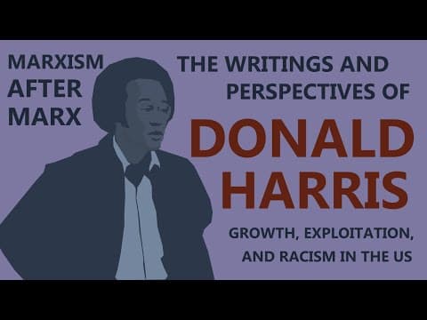 Marxism After Marx: Donald Harris