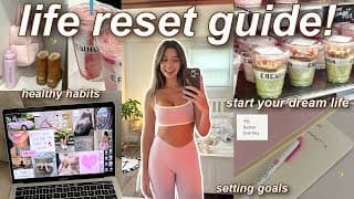 "it Girl" For 2025 ⭐️ How To Actually Change Your Routine / Mindset, New Habits, Vision Board & More