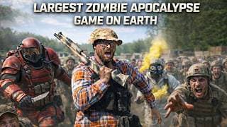 I Survived The Biggest Zombie Apocalypse Airsoft Game On Earth!