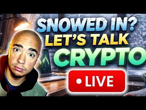 Snowed In? Let’s Talk Crypto — What Smart Money Is Doing Right Now