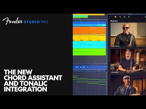 New Chord Assistant & Tonalic Integration In Fender Studio Pro | Fender Studio