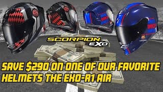 The Best Motorcycle Helmet Deal Of 2025 - Scorpion Exo-r1 Air Helmets From $199.95