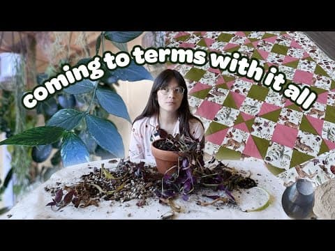 Vlog | Repotting And Cleaning Plant Chores, Finishing A Quilt Top, And Life Chat!
