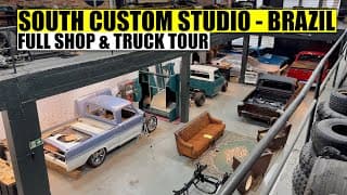 Visiting South Custom Studio In Brazil & Dougs Performance | Full Shop & Truck Tour
