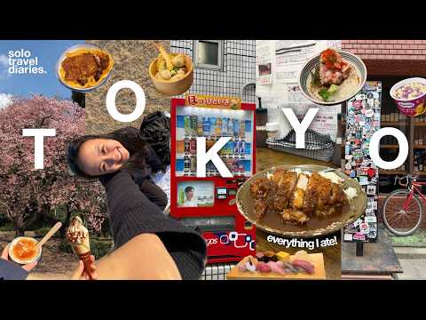 My Solo Trip To Japan 🇯🇵 | What I Ate 🍣, 7-eleven & Deep Chats On Singlehood & Starting Over