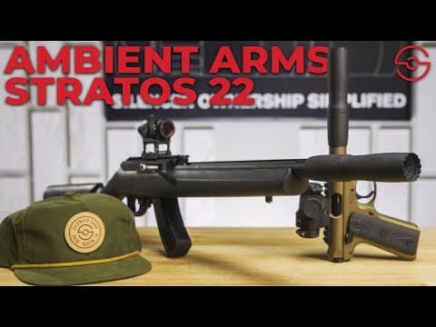 Ambient Arms Stratos 22 - Crazy Technology Rimfire Silencer