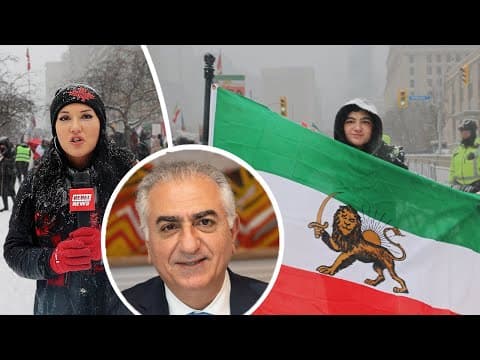 'act Now': Thousands Of Iranians Take Protest To U.s. Consulate In Toronto