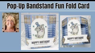 🔴pop Up Bandstand Fun Fold Card
