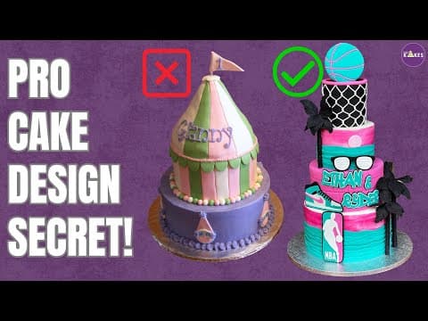 Cake Decorating Tip: Perfect Color Distribution For A Professional Look!