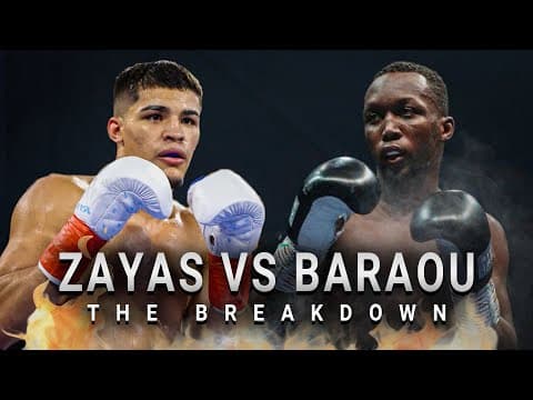 Xander Zayas Vs Abass Baraou: The Breakdown