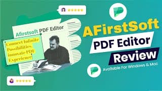 Afirstsoft pdf editor - the best pdf editor with ai in 2024 | windows, mac, android & ios