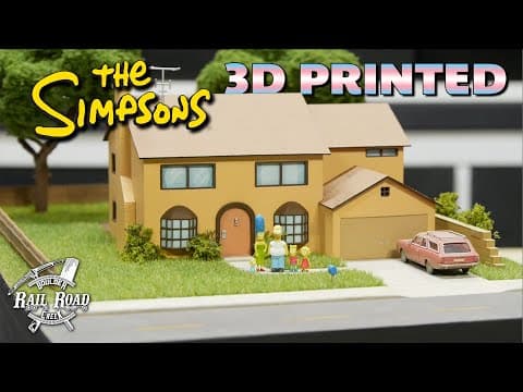 Build An Awesome Model Of The Simpsons House! Step By Step 😉 Anycubic Photon Mono M5s Pro