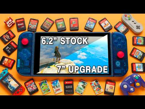 A Massive Diy Switch Upgrade  - Super7 Oled Touch / Super7 Ips