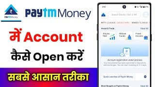 Paytm Money Demat Account Opening !! Paytm Money Me Account Kaise Banaye