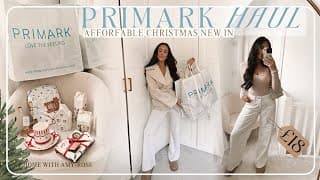 Primark New In Haul | Affordable Home & Fashion | Christmas New In!