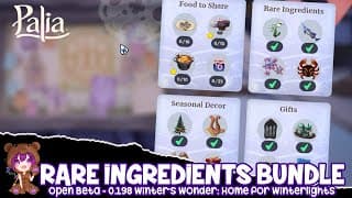 Rare Ingredients Bundle | Palia Winter's  Wonder: Home For Winterlights Patch 0.198