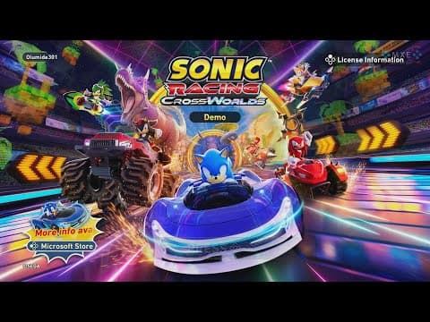 Sonic Racing: Crossworlds - Complete Demo Gameplay [4k60hd]