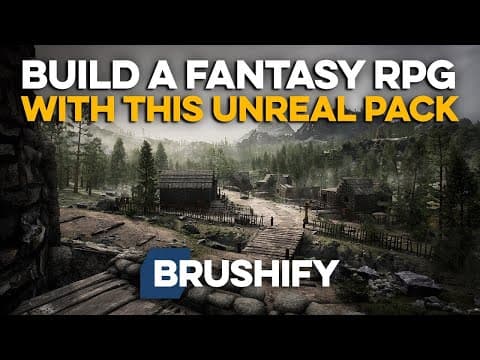Brushify - Fantasy Pack Showcase (unreal Engine 5)