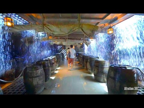 Most Immersive Walkthrough Attraction In Any Theme Park Worldwide! A Sinking Ship!
