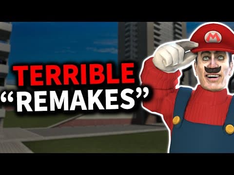 Using Gmod To (poorly) Remake Classic Games