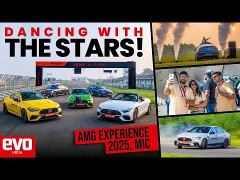 Amg Experience 2025 At Mic | Speed, Sound & Smoking Tyres! | Branded Content | Evo India