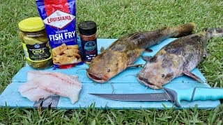 Dill Flavored Flathead And Cajun Fried Pickle Catch N' Cook!