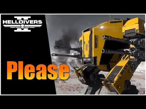 Let Me Be A Mech Pilot - Helldivers 2