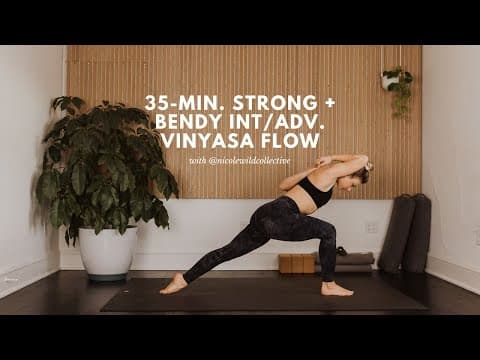 Int/adv. Strong + Bendy Vinyasa Yoga Flow For The Shoulders + Spine With Nicole Wild