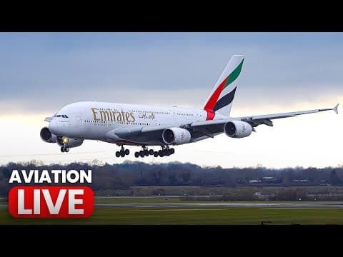 🔴 Manchester Airport Live ✈️