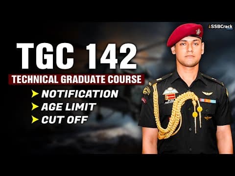 Tgc 142 Notification | Technical Graduate Course | Join Indian Army