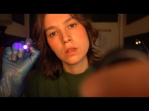 Asmr Closely Examining You (inaudible Whispers & Visual Triggers)