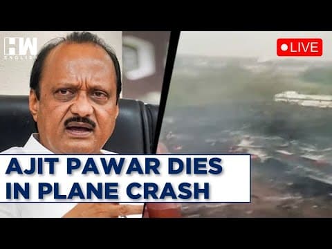 Ajit Pawar Plane Crash Video Live: Maharashtra Deputy Cm, Ncp Chief Dead In Plane Crash