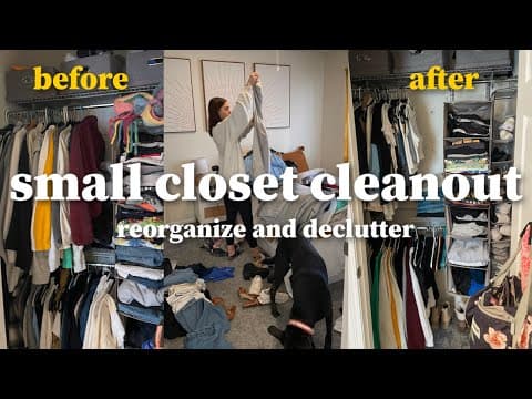 Clean Out My Closet And Declutter With Me!
