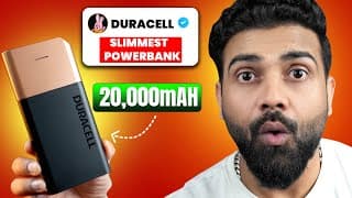 India's Slimmest 20,000mah Powerbank With Quick Charge & Pd Charge || Duracell Powerbank