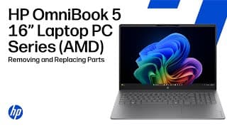 Removing & Replacing Parts | Hp Omnibook 5 16-inch Laptop Pc Series (amd) | Hp Computer Service