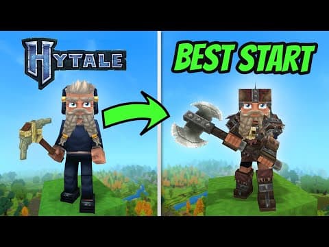 Don’t Miss The Best Start In Hytale - Beginners Progression Guide