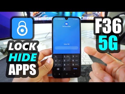 How To Lock & Hide Apps On Samsung Galaxy F36 | Secure Folder