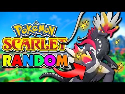 Pokemon Scarlet But I Can Only Use Random Shiny Pokemon
